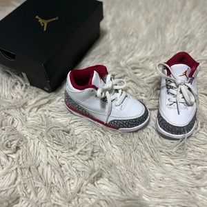 Toddler Jordan Retro 3’s Size:8